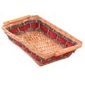 Ceste rettangolare in vimini miele 49x34H12