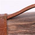 Portabottiglie in legno grigio/marrone 35X13H12