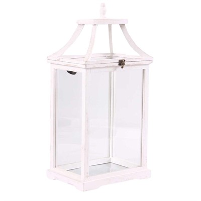 Lanterna in abete bianca 30X22H66