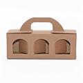 Borsina in cartone Avana per tre vasetti 25X8H9