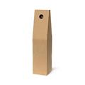 Portabottiglie singolo in cartone Avana 9x9H41
