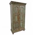 Armadio in teak verde anticato 85X39H157 