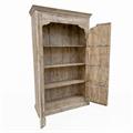 Armadio in teak e mango bianco anticato 126X50H207
