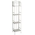 Etagere in ferro bianco 34X29H152 