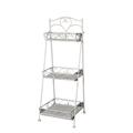 Scaffale a scaletta in metallo bianco 41X45H115 