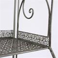 Etagere in ferro verde anticato 63X40H148 