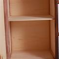 Credenza in legno marrone e bianco 90X30H70 