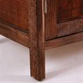 Credenza in legno marrone e bianco 90X30H70 