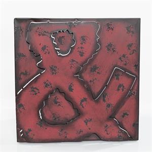 Pannello in metallo e-commerce 41X41 cm