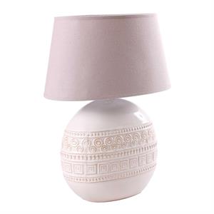 Lampada da tavolo in ceramica decorata 40H56 