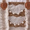 Borsa rettangolare in fibre naturali 55x25H30/53