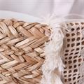 Borsa rettangolare in fibre naturali 55x25H30/53
