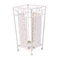 Portaombrelli in ferro bianco 22X22H43 