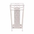 Portaombrelli in ferro bianco 22X22H43 