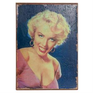 TARGA METALLO MARILYN   26X35 -