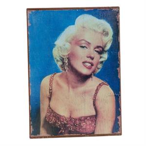 TARGA METALLO MARILYN   26X35 -
