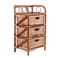 Cassettiera in rattan 41X30H69