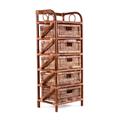 Cassettiera in rattan 41X30H103