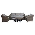 Salotto completo in polirattan King 
