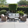 Salotto completo in polirattan King 