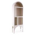 Libreria in metallo bianco 60x25H170