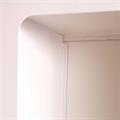 Libreria in metallo bianco 60x25H170