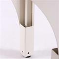 Libreria in metallo bianco 60x25H170