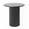 Tavolino da caffè in metallo nero Ø50H50 