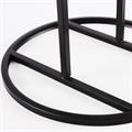 Decorazione albero stilizzato in metallo nero 41X40H125 