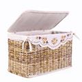 Baule in rattan sbiancato 65X40H42 in set di 3 