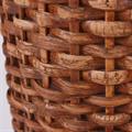 Portabiancheria ovale in rattan brunito 48X36H58 in set di 3