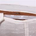 Portabiancheria ovale in rattan brunito 48X36H58 in set di 3