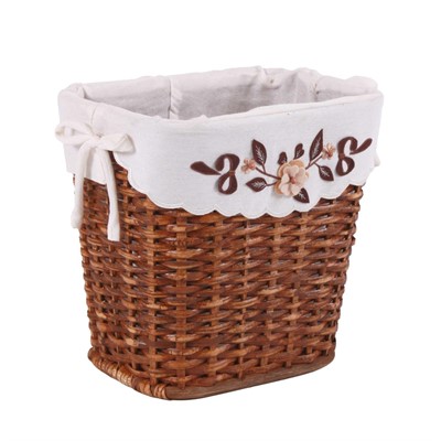 Gettacarta in rattan marrone 25X20H25 