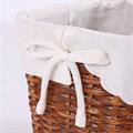 Gettacarta in rattan marrone 25X20H25 