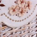Portabiancheria in rattan sbiancato 48X36H58 in set di 3