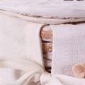 Portabiancheria in rattan sbiancato 48X36H58 in set di 3