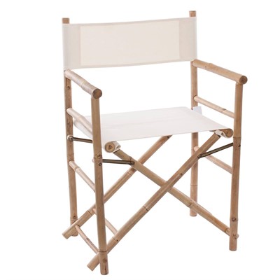 Sedia regista in bambù 58X44H88 