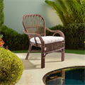Poltrona in giunco 57X62X90H 