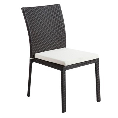 Sedia in polyrattan Saigon 48X62H90