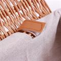 Baule in vimini bollito 40X33H26+32X25X21 in set di 2