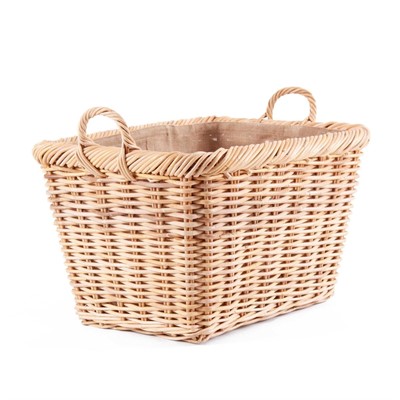 Cesto in giunco foderato 61x46H47 