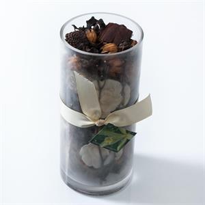 POTPOURRI VASO VETRO PROFUMAZIONE VANIGLIA CM.25 PROV.CINA