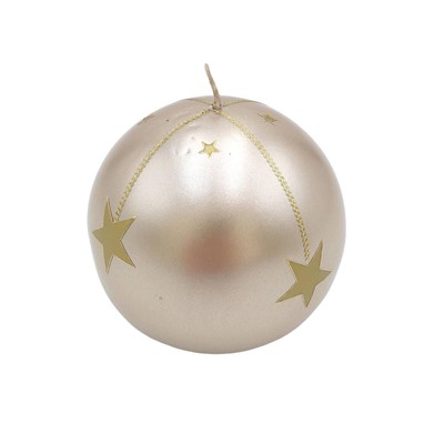 Candela sferica con stelle Ø10 