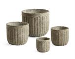 Vaso in fibrocemento Ø38H31 in set di 4