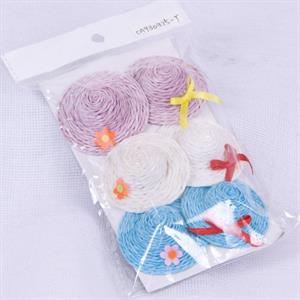 Decorazione cappellino in carta, in confezione da 6