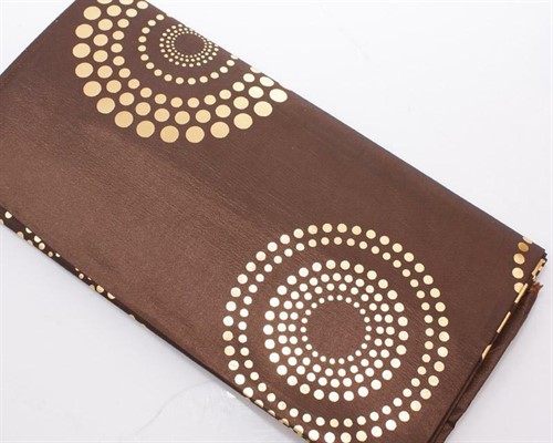 TELO SATIN MARRONE/ORO 150X300 P-30 MADE IN CHINA