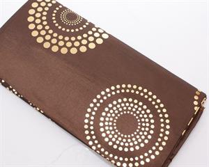 TELO SATIN MARRONE/ORO 150X300 P-30 MADE IN CHINA