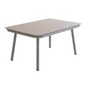 Tavolino in alluminio e ceramica Pula 80X55H40 