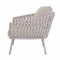 Poltrona in allumino e corda Pula 75X79H69 