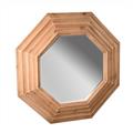 Specchio ottagonale in legno di abete 119H119 